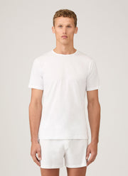 Men's Superfine Underwear T-shirt in White