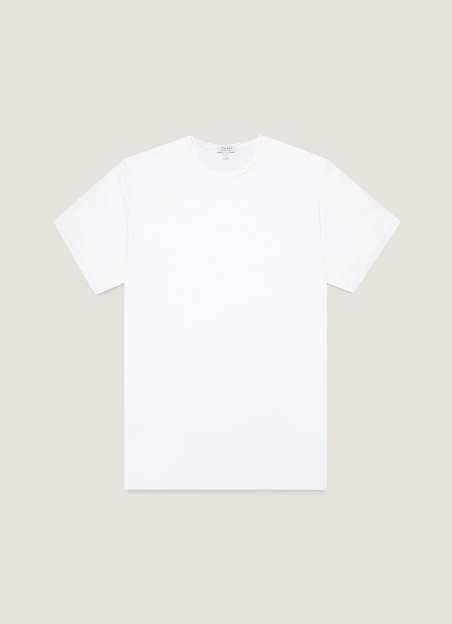 住友館Tシャツ XL ホワイト テンセル™ Tシャツ（White）| Sunspel