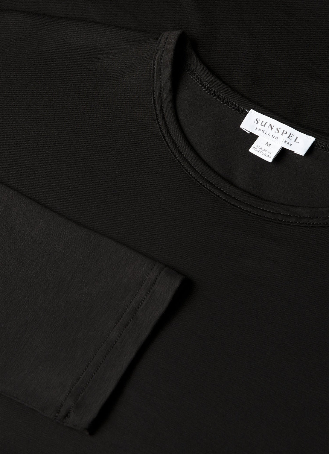 Men's Long Sleeve Tencel™ T-shirt in Black