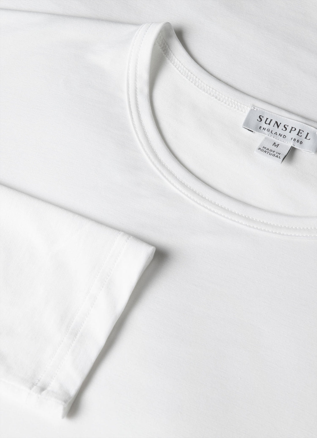 Men's Long Sleeve Tencel™ T-shirt in White