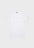 Men's Sunspel x Nigel Cabourn Mesh Henley in White