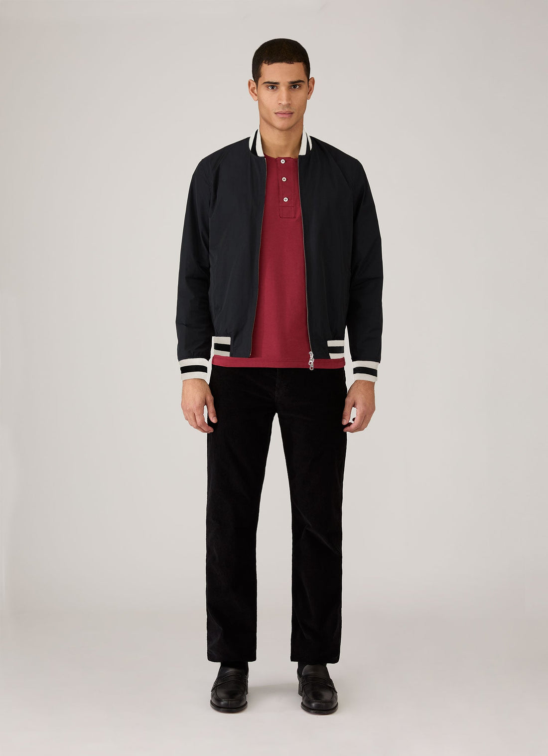 Men's Sunspel x Paul Weller Monkey Jacket in Midnight Navy