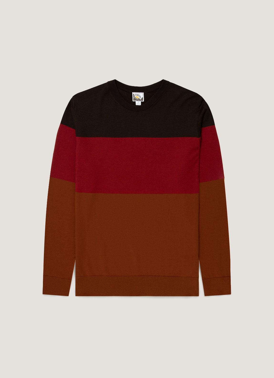 Men's Sunspel x Paul Weller Jumper in Dark Brown