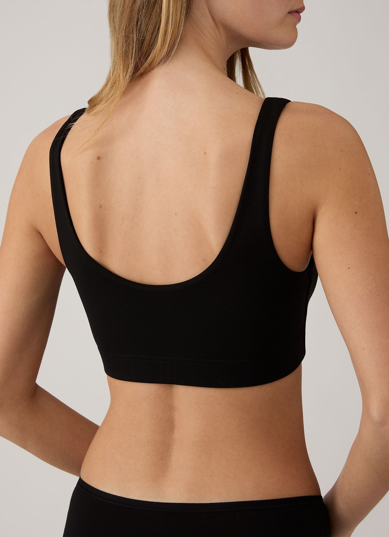 Women's Tencel™ Scoop Bralette in Black