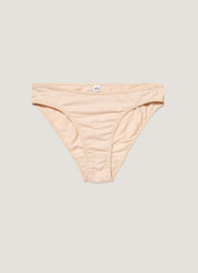 Women's Cotton Brief in Beige