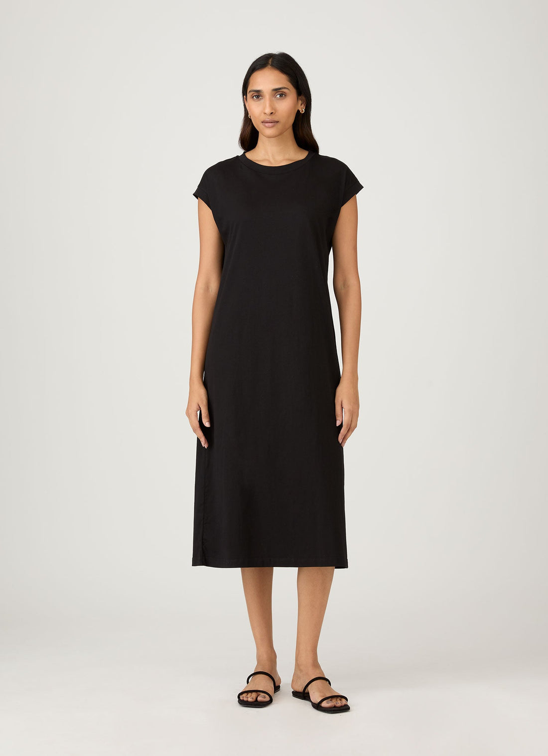Women's T-shirt Dress in Black