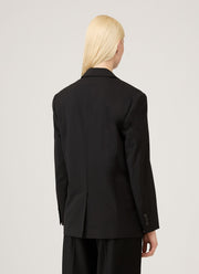 Women's Wool Blazer in Black