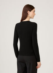 Women's Cashmere Jumper in Black