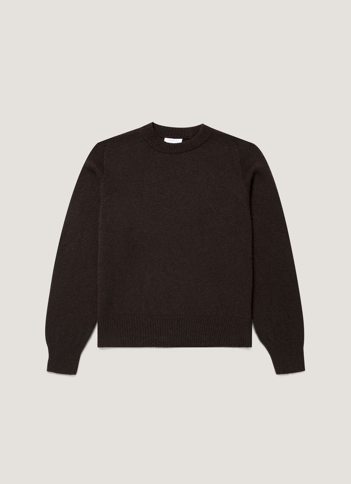 Women's Lambswool Jumper in Truffle