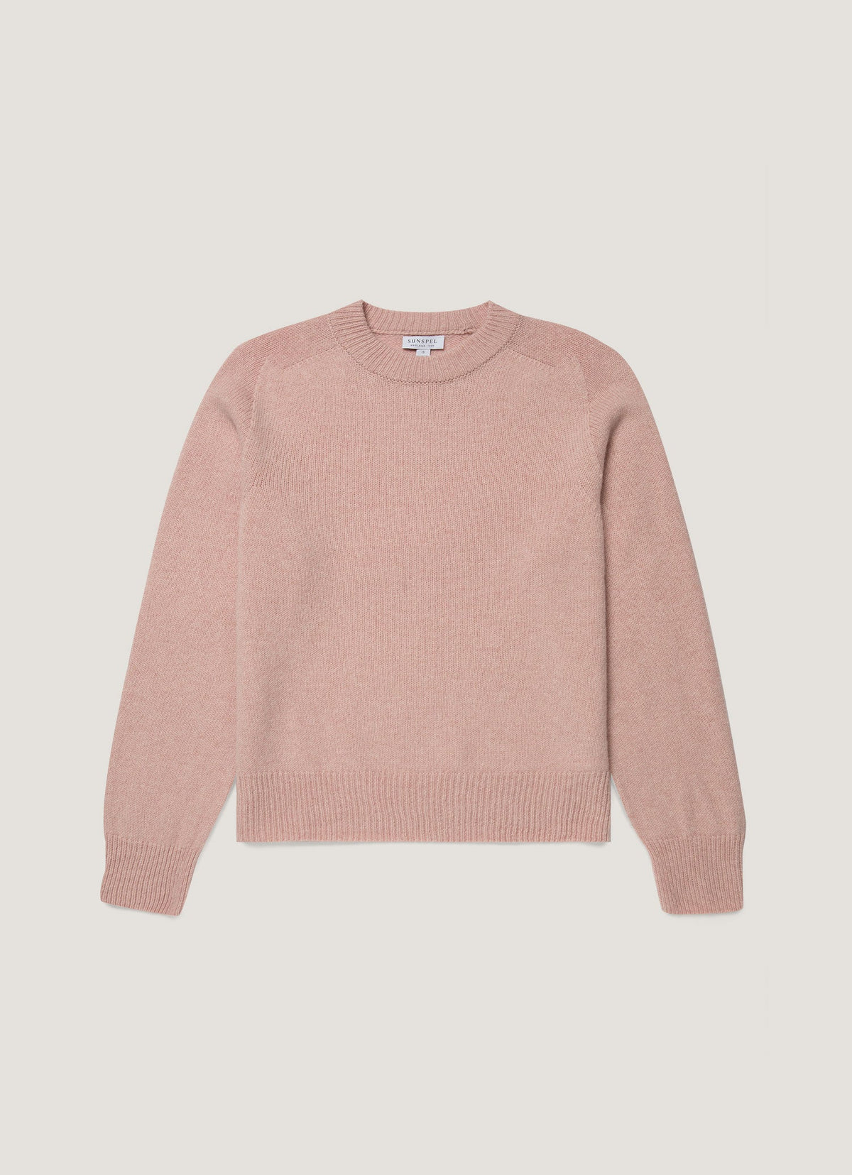 Women's Lambswool Jumper in Cherry Blossom