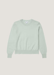 Women's Cashmere Jumper in Light Green