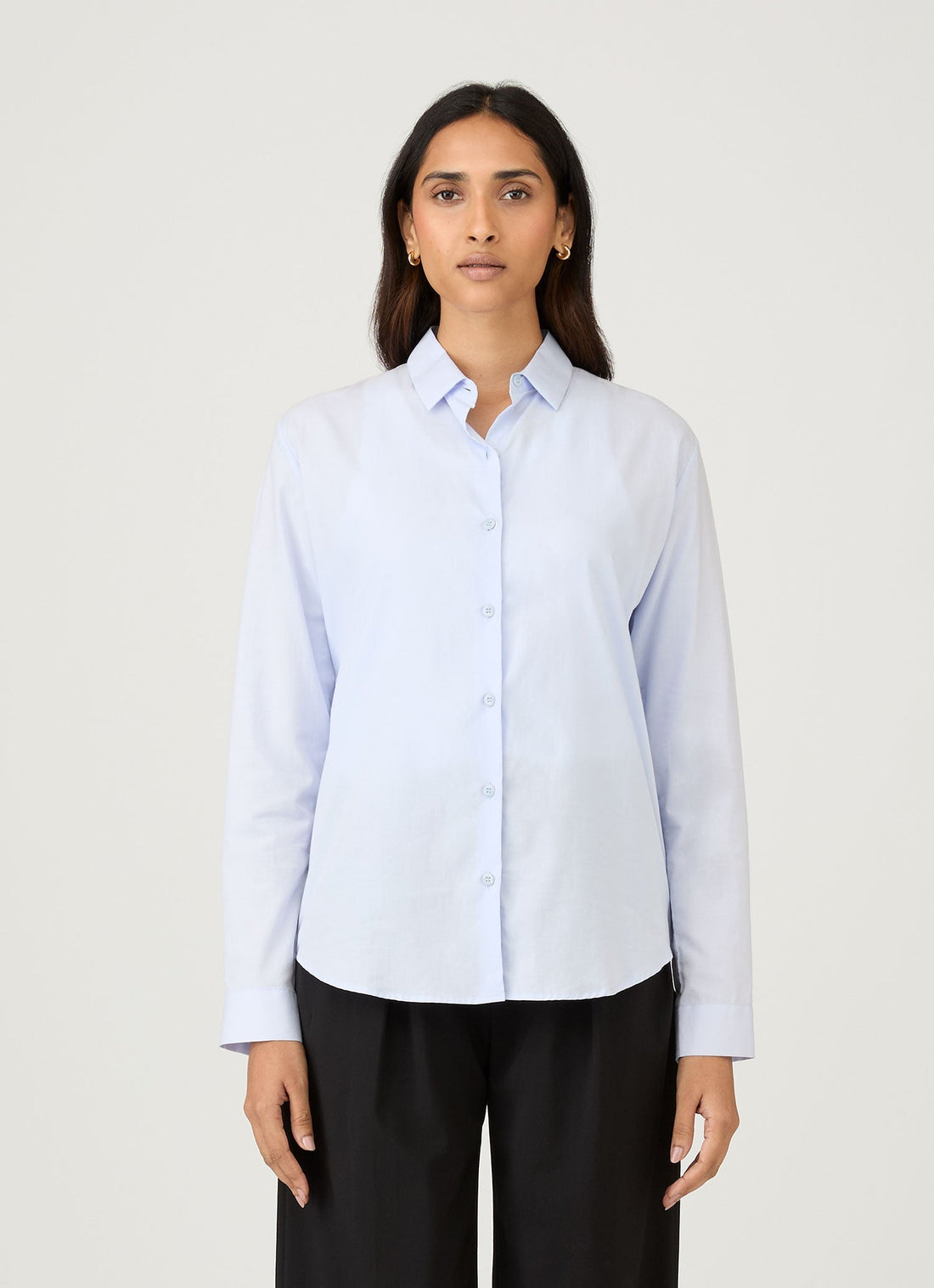 Women's Cotton Shirt in Blue