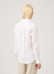 Women's Linen Shirt in White