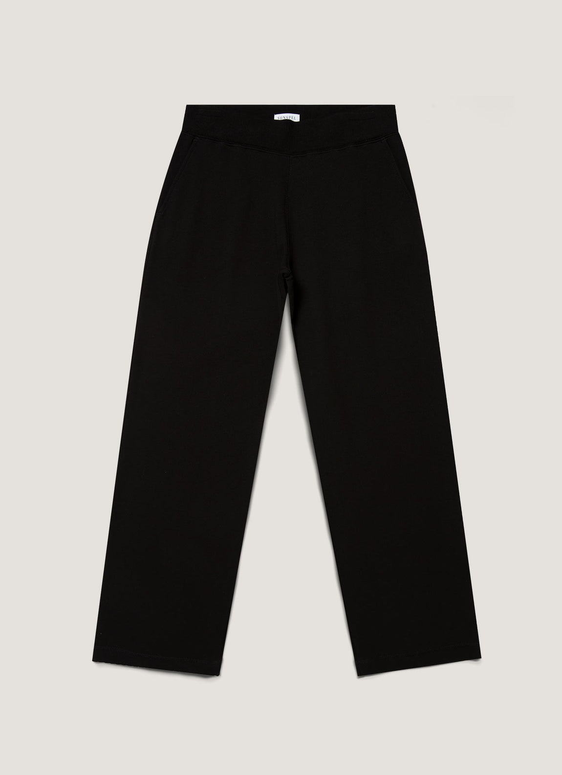 Women's Supima Loopback Sweatpants in Black