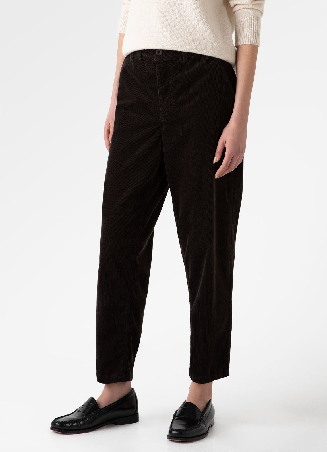 Women's Corduroy Trouser in Coffee