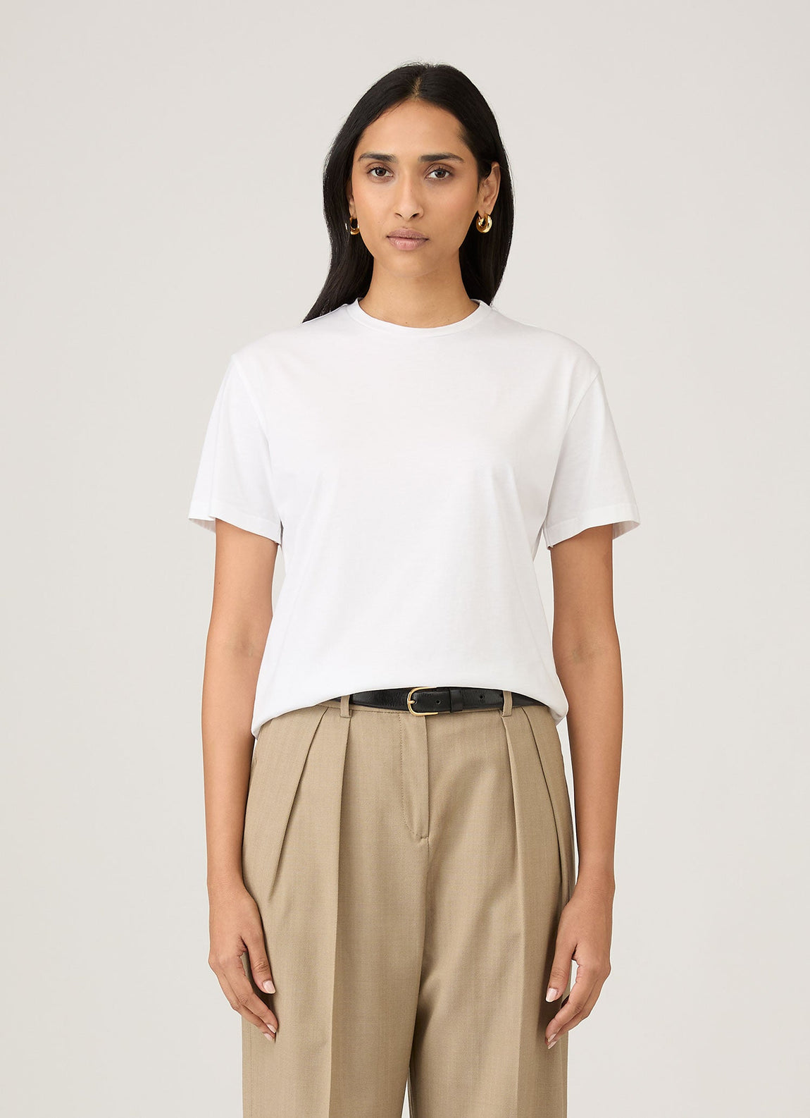 Women's Boy Fit T-shirt in White