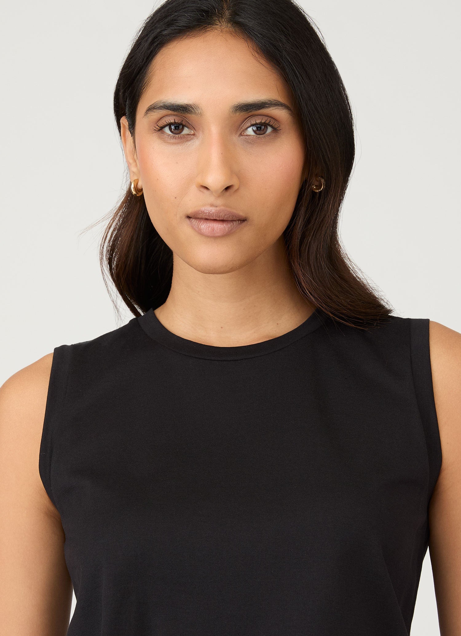 Women's Boy Fit Tank in Black