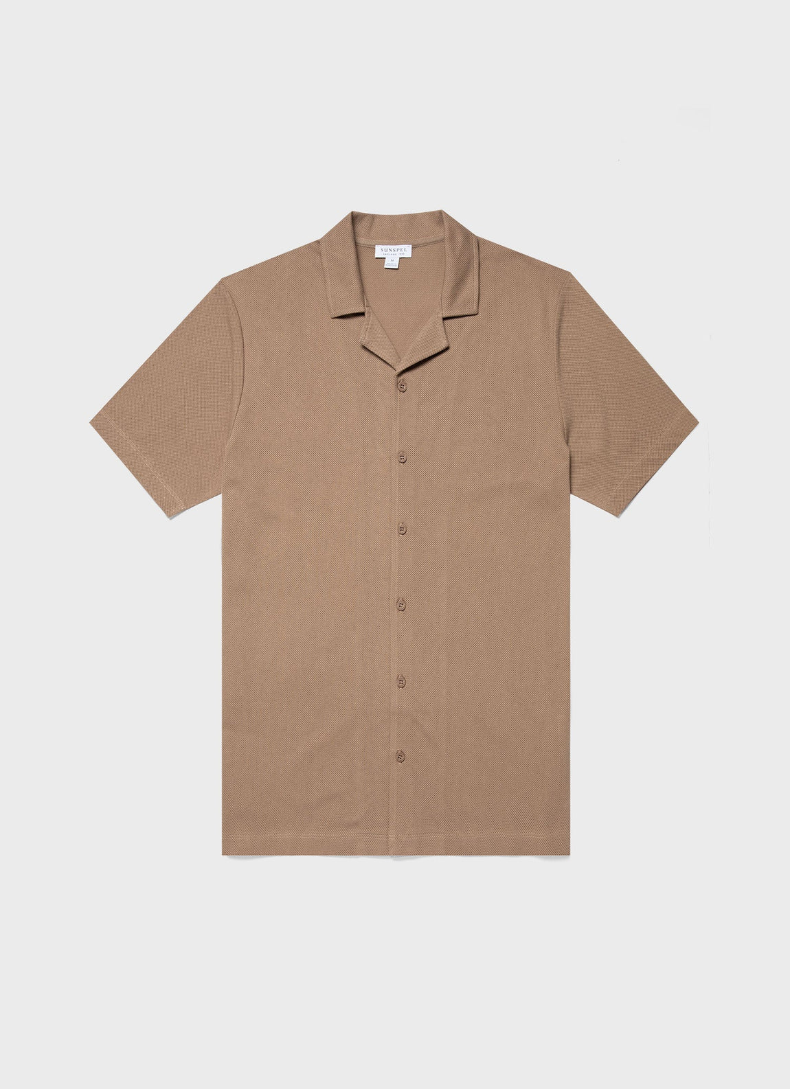 Men's Mr Porter Short Sleeve Shirt in Oat