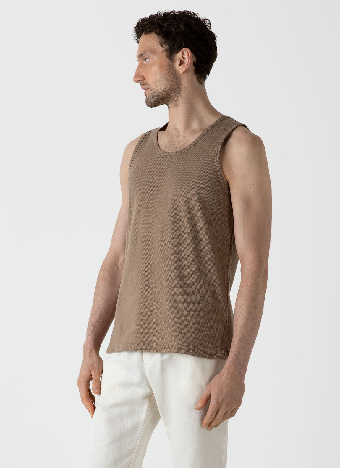 Men's Mr Porter Tank in Oat