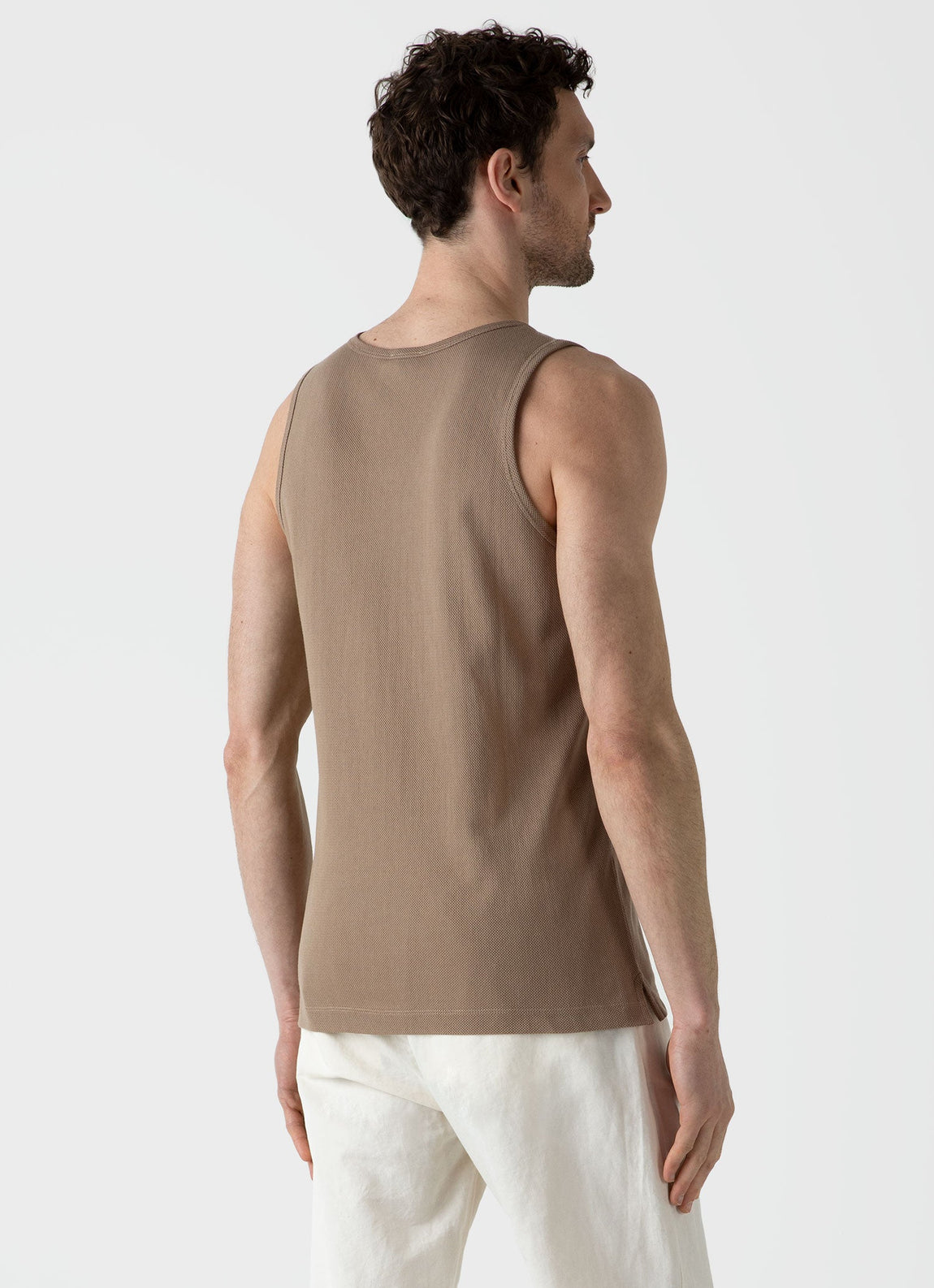 Men's Mr Porter Tank in Oat