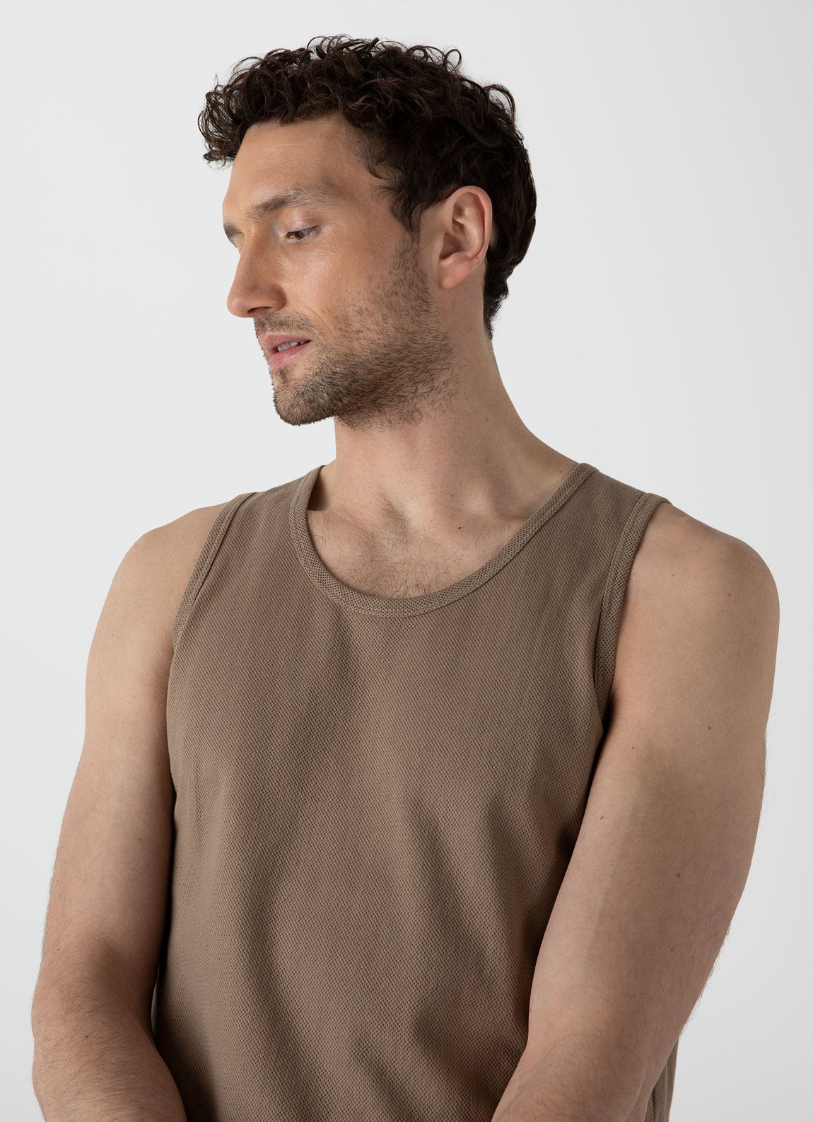 Men's Mr Porter Tank in Oat