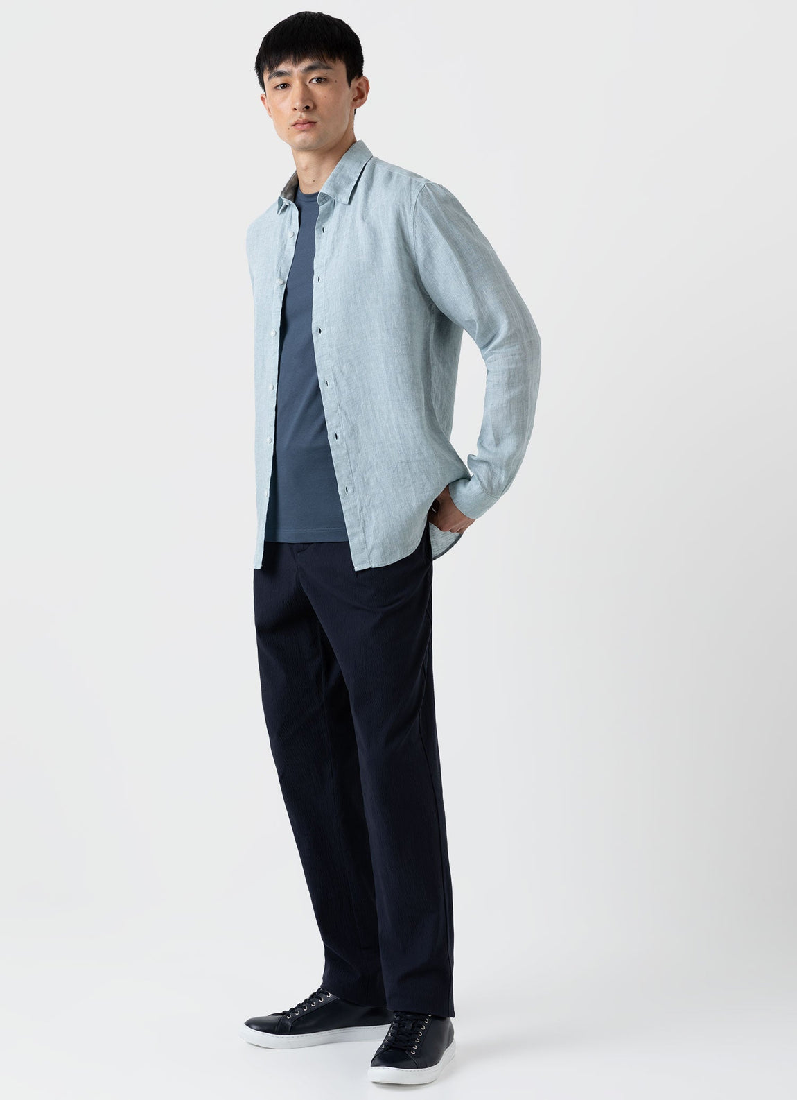 Men's Classic T-shirt in Shale Blue