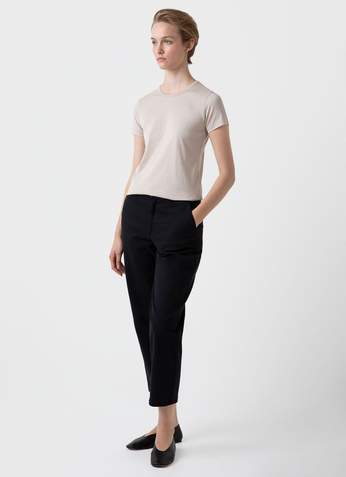 Women's Classic T-shirt in Light Sand