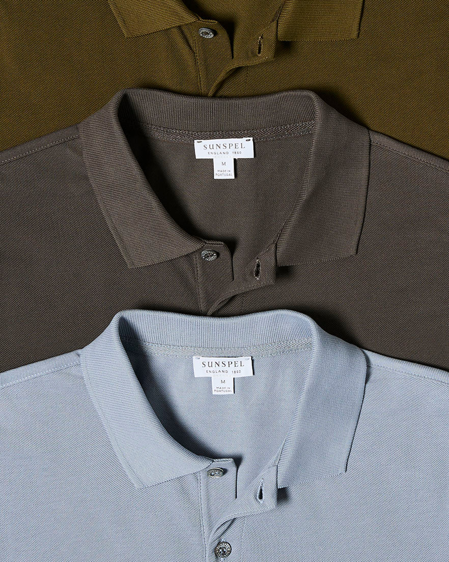ストレッチコットントランクス（3枚セット）（Grey Melange）| Sunspel