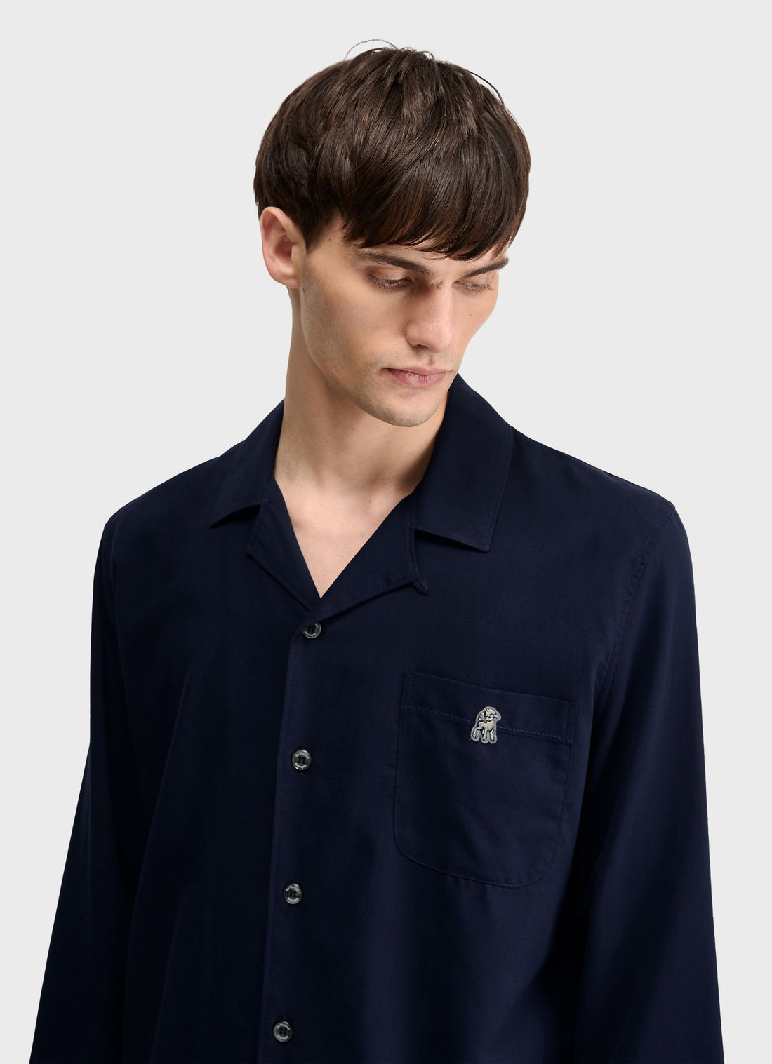 Men's Sunspel x the Shepherd UNDERCOVER Pyjama Trouser in Navy