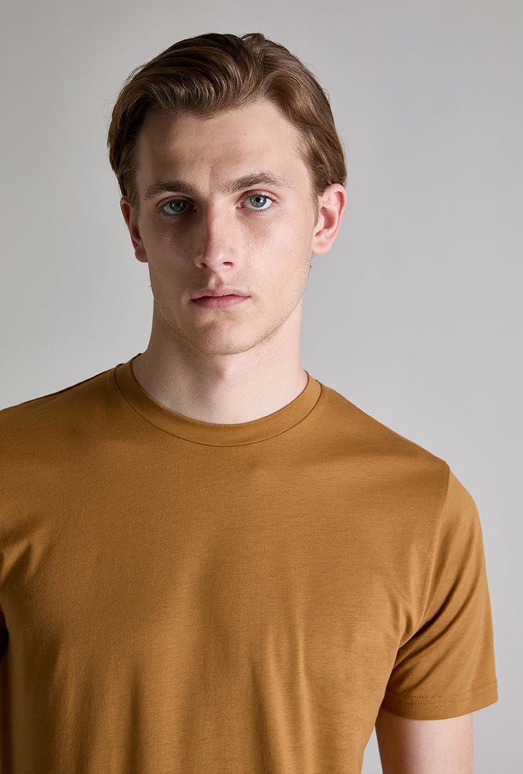 クラシックTシャツ （Charcoal Melange）| Sunspel