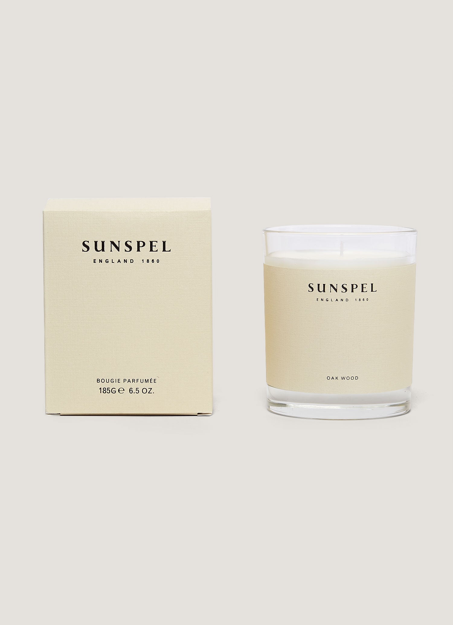 アロマキャンドル「オークウッド」（Oak Wood）| Sunspel