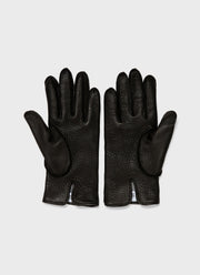 Men's Dents Deerskin Glove in Black