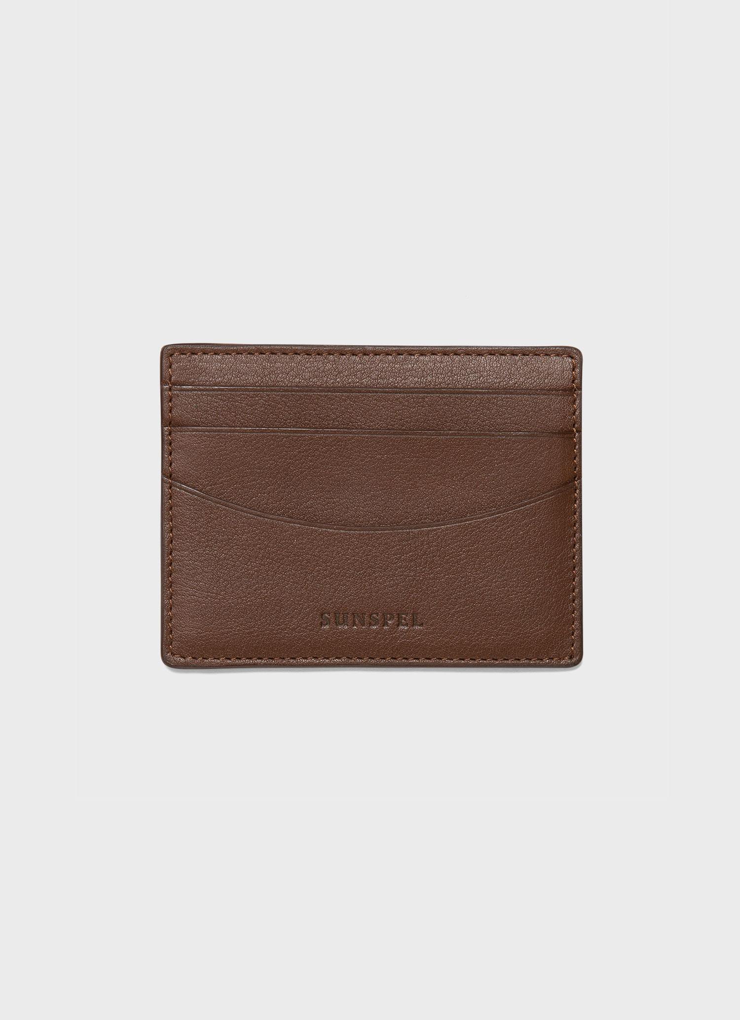 Card Holder in Brown