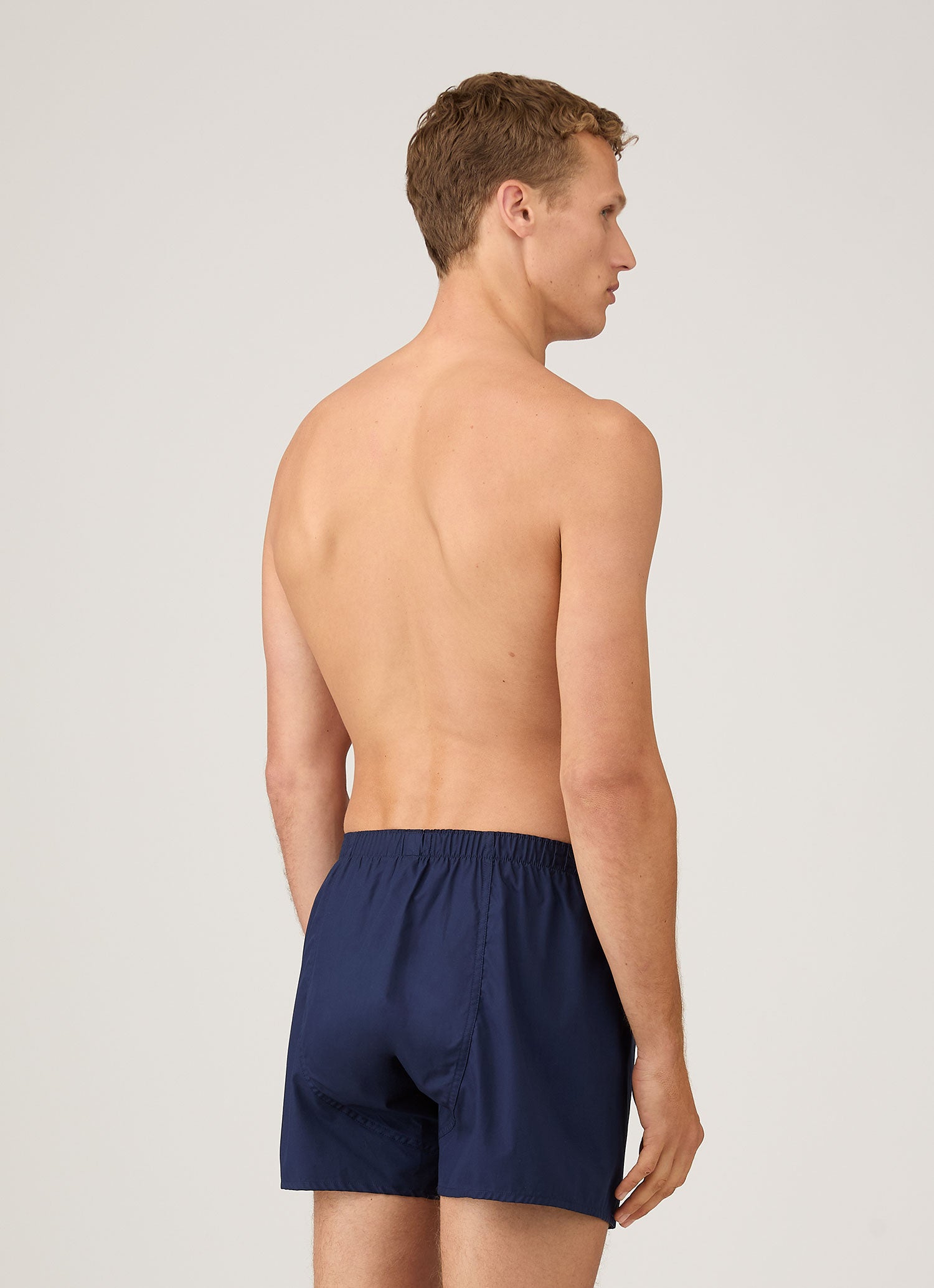 クラシックボクサーショーツ（Navy）| Sunspel