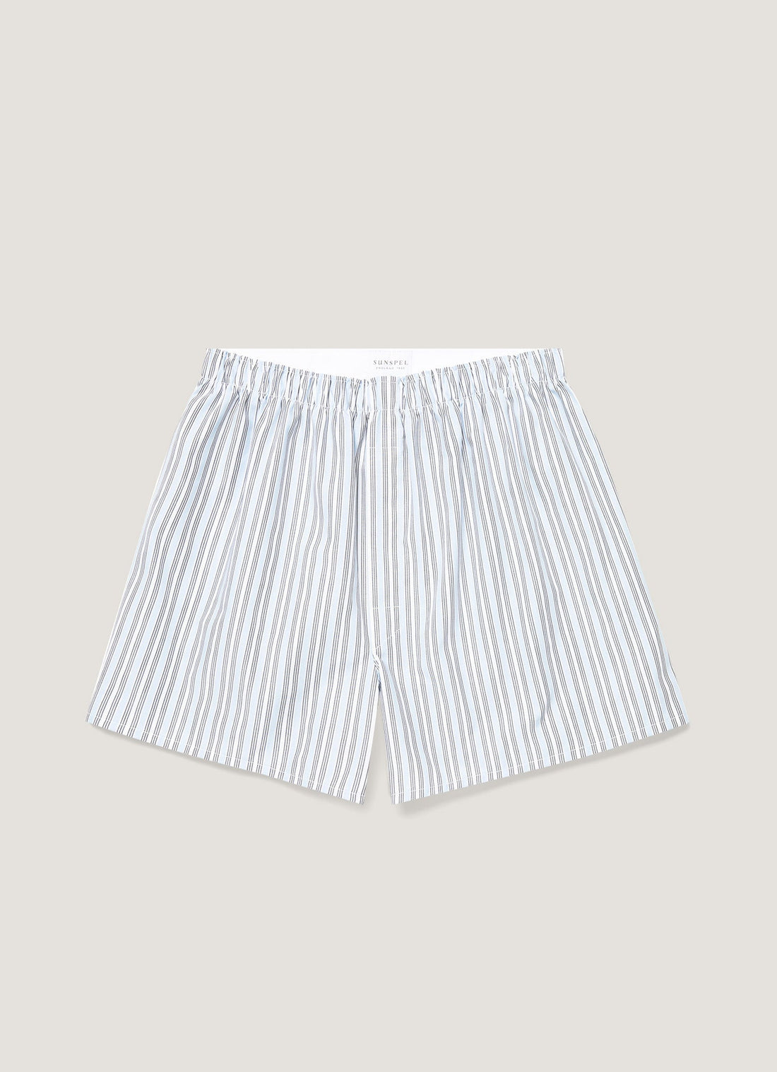 Men's Classic Boxer Shorts in Blue Stripe