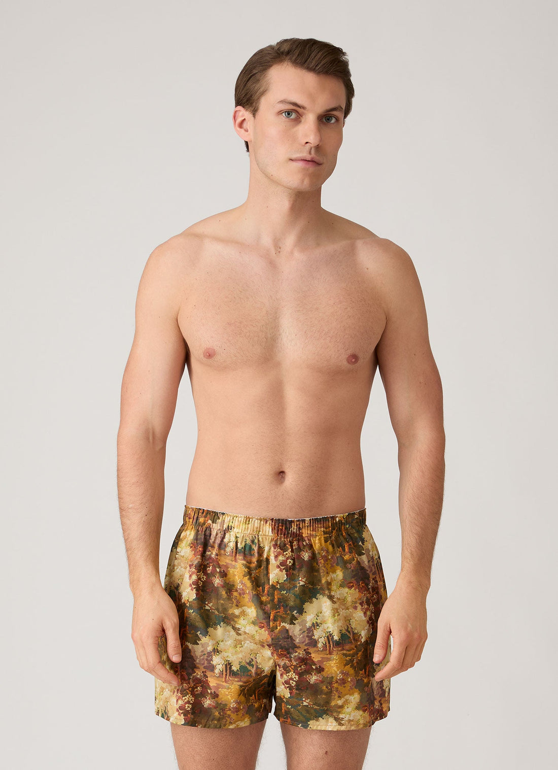 Men's Classic Boxer Short in Liberty Fabric in Autumnal Floral