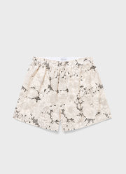 Men's Classic Boxer Shorts in Liberty Fabric in White English Bloom