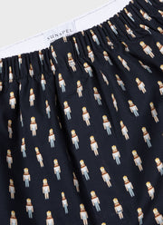 Men's Classic Boxer Shorts in Nutcracker