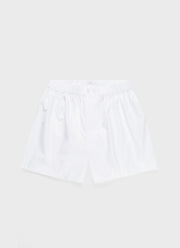 Men's Sea Island Cotton Boxer Short in White