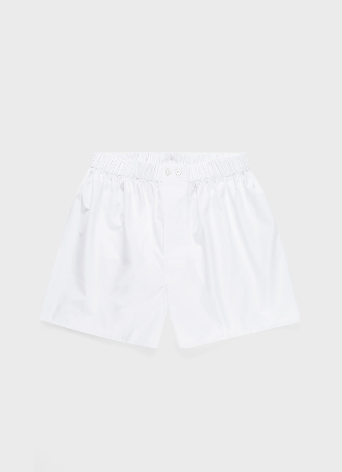 Men's Sea Island Cotton Boxer Short in White