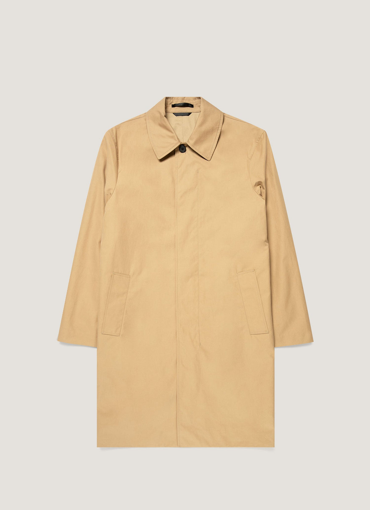 Men's Ventile Mac in Dark Beige