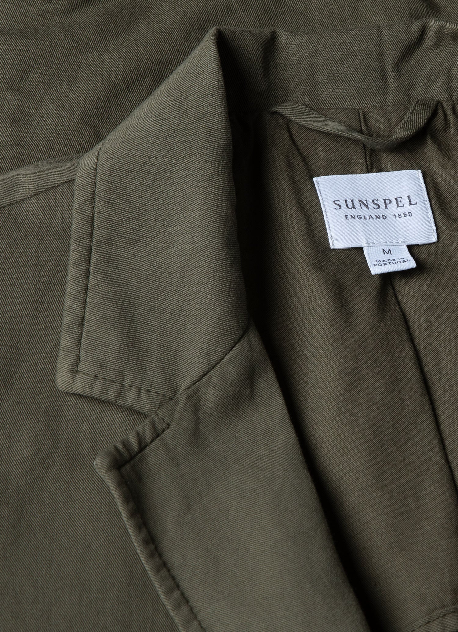 Men's Cotton Linen Blazer in Khaki