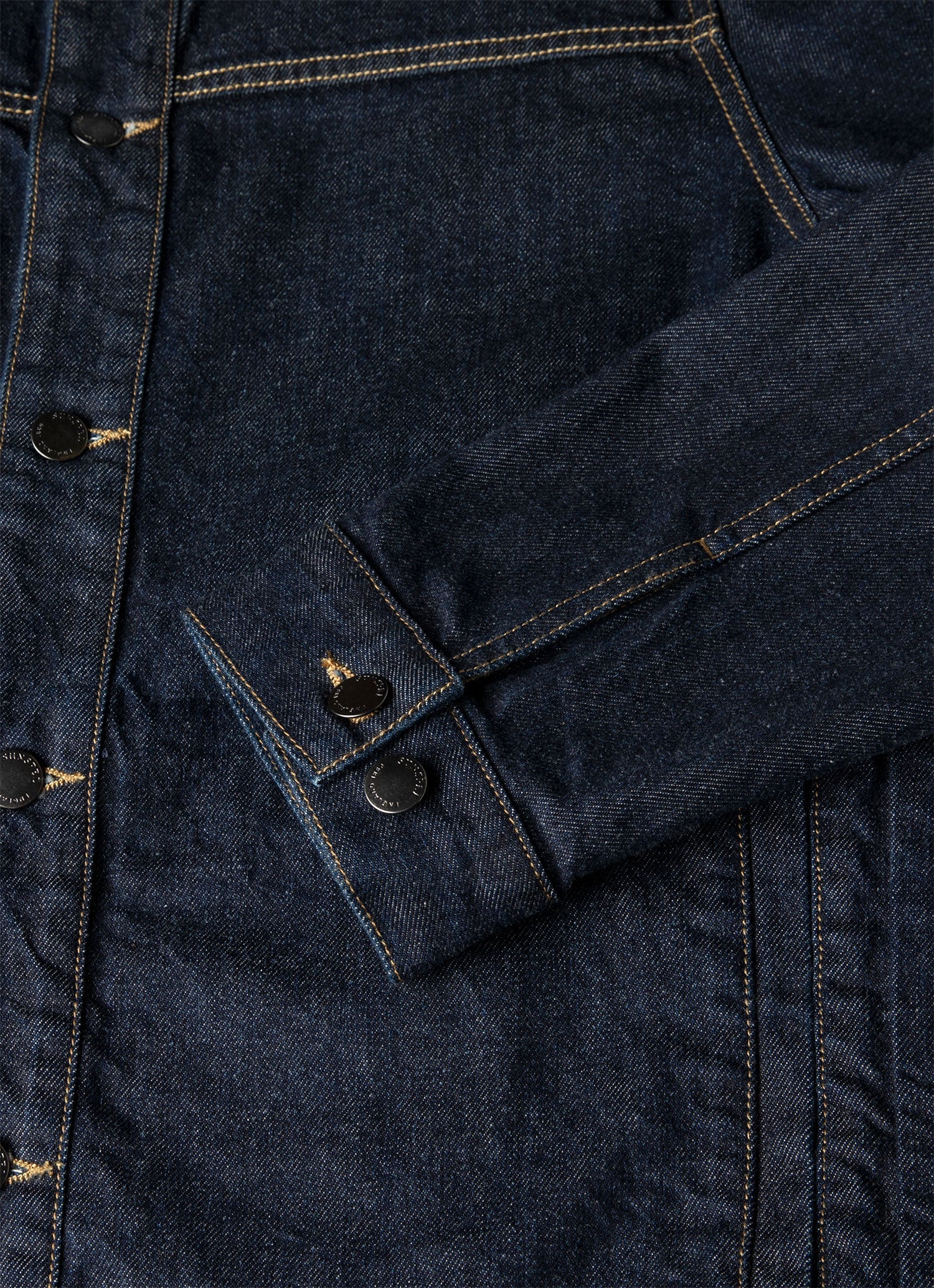 Men's 13oz Japanese Denim Jacket in Rinse Wash Denim
