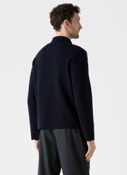 Men's Double Faced Jacket in Navy