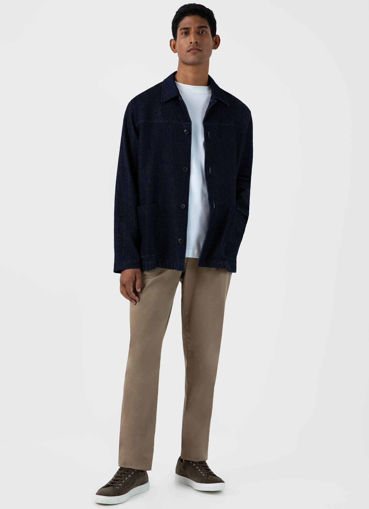 ジャケット・アウター HAWAIIAN DENIM STAND COLLAR SHIRT JACKET stand collar denim blouson | F A S H I R U