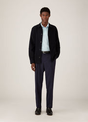 Men's Moleskin Twin Pocket Jacket in Navy