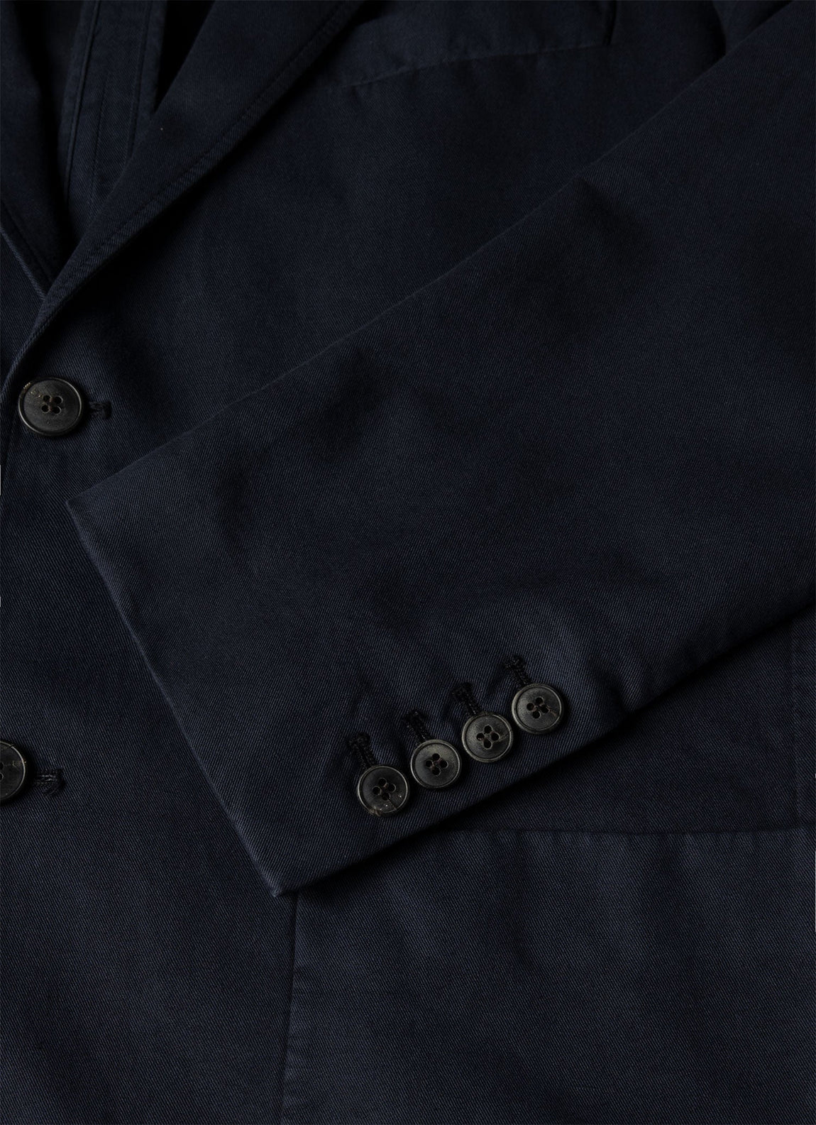 Men's Cotton Linen Blazer in Navy