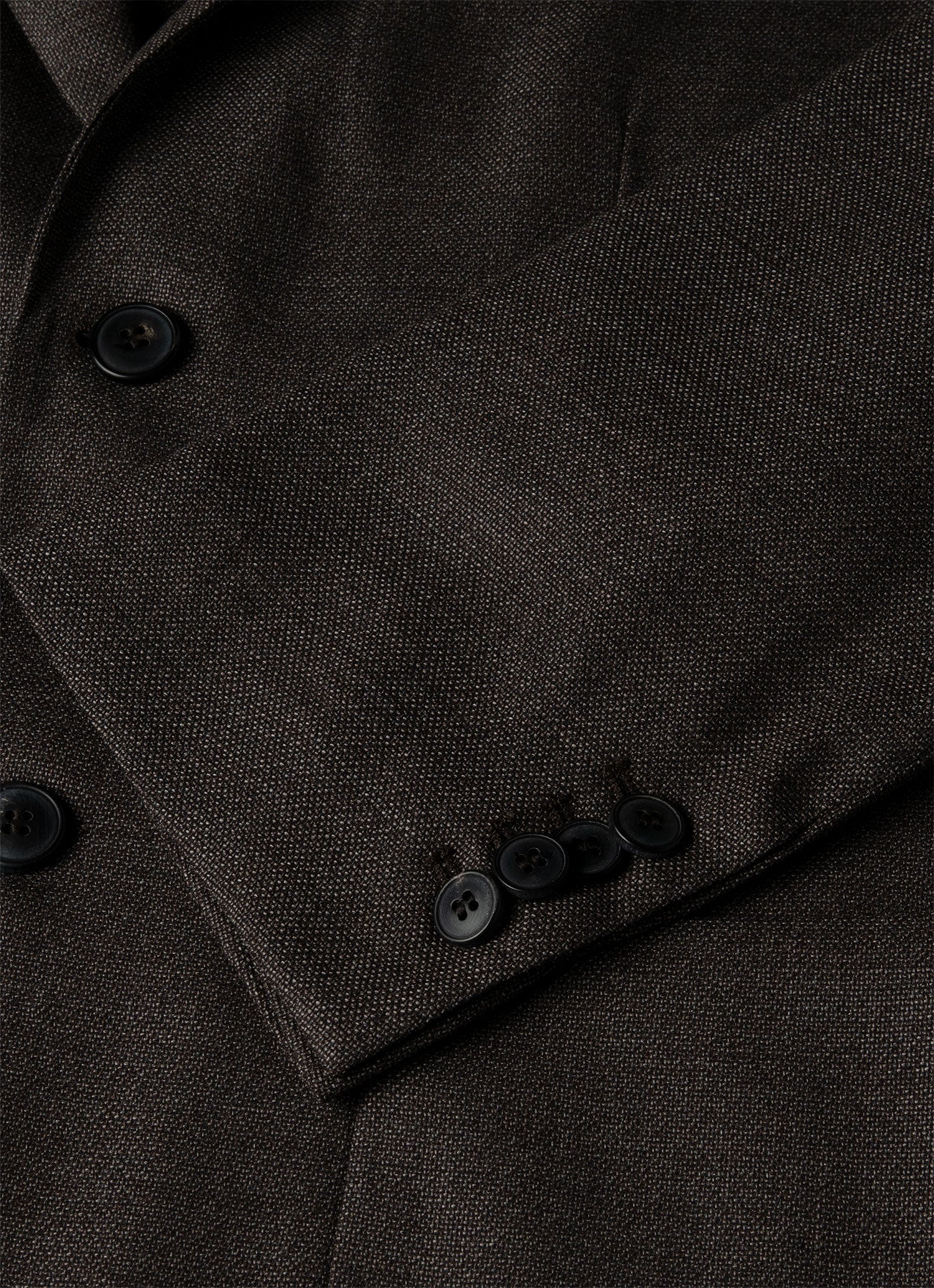 Men's Lightweight Travel Wool Blazer in Light Coffee Melange