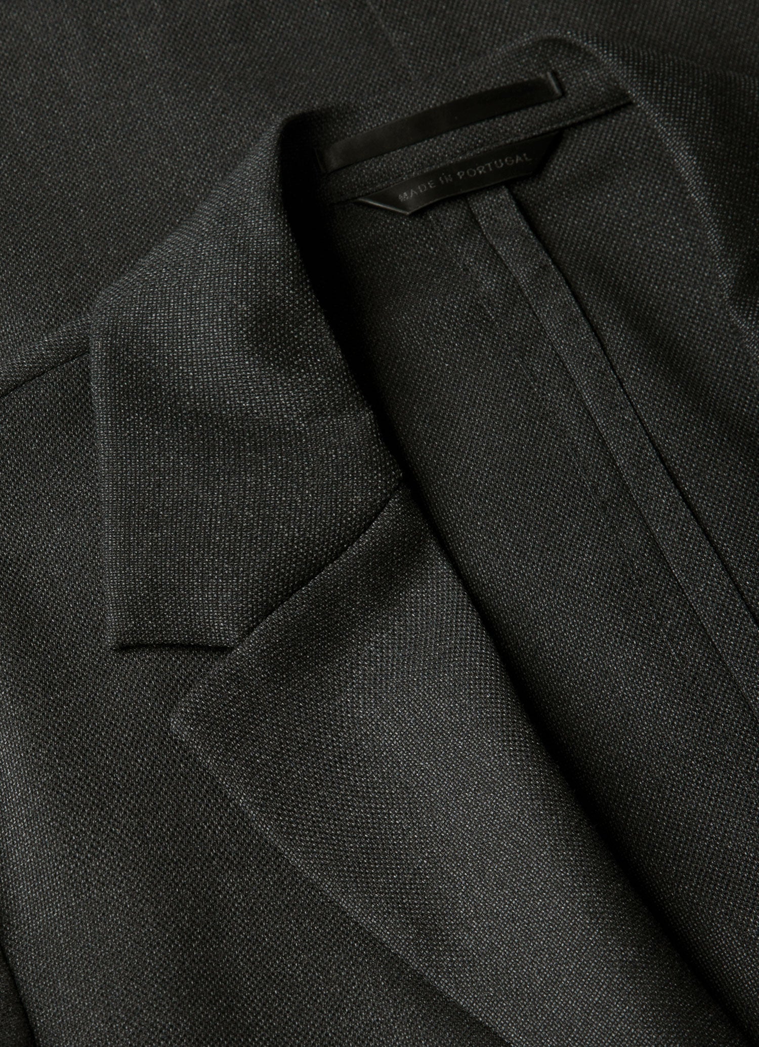 トラベルウール ブレザー（Dark Charcoal Melange）| Sunspel