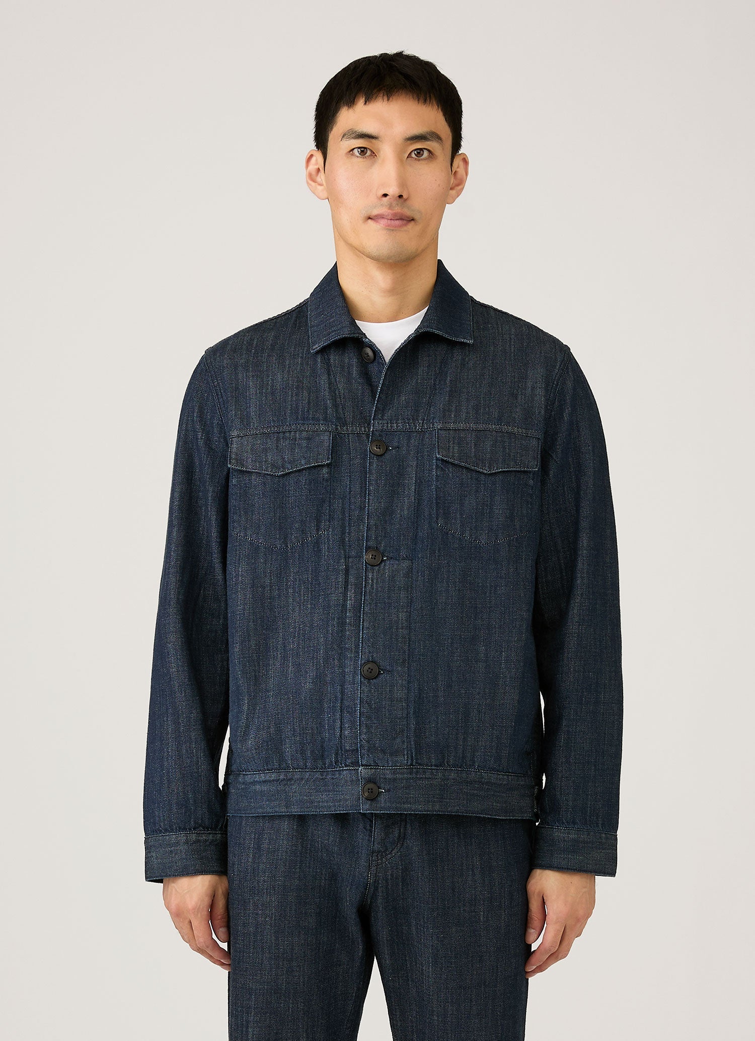 ジャパニーズ デニム ジャケット（Rinse Wash Denim）| Sunspel